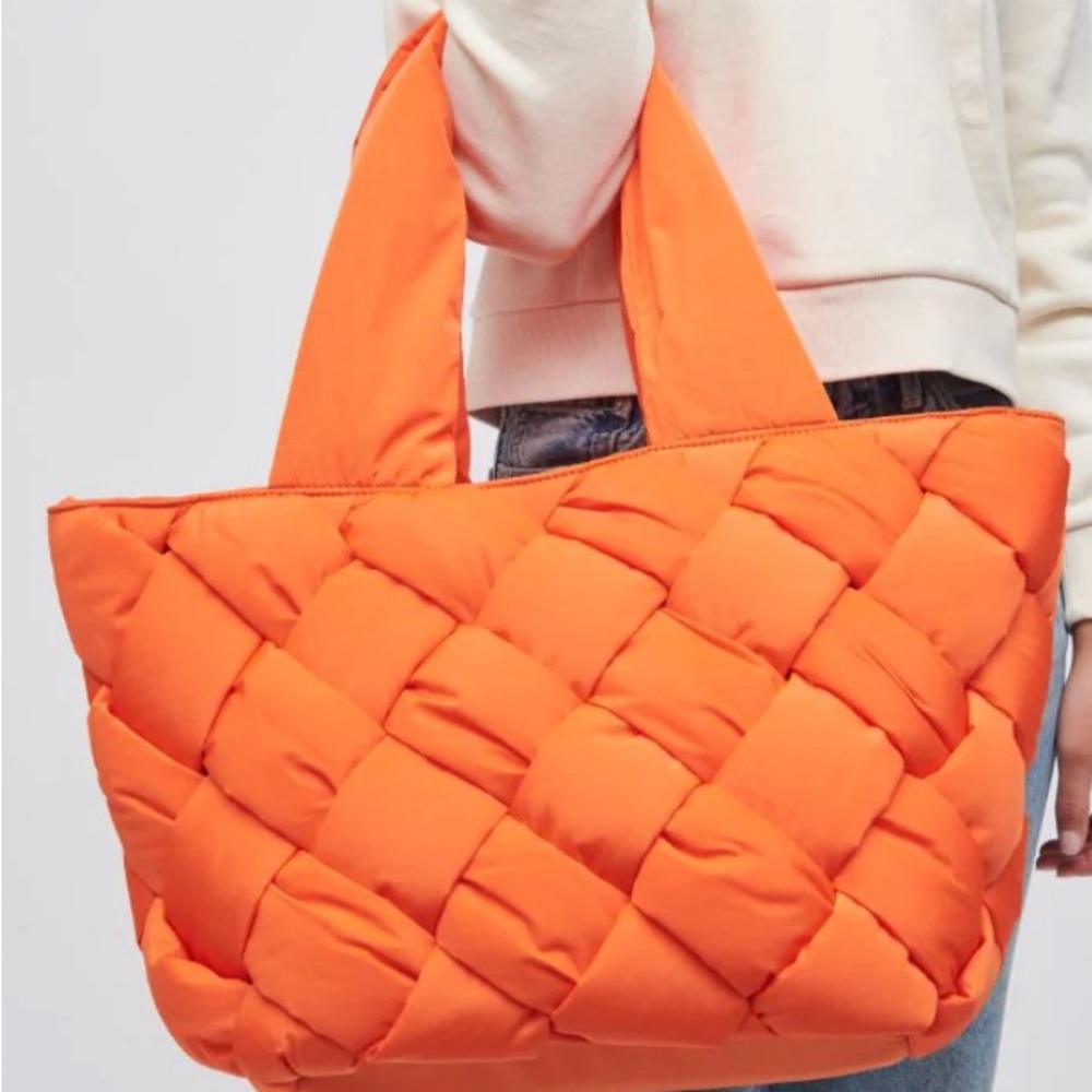 Sol and Solene Intuition East West Tote, Tangerine,  New with Tags